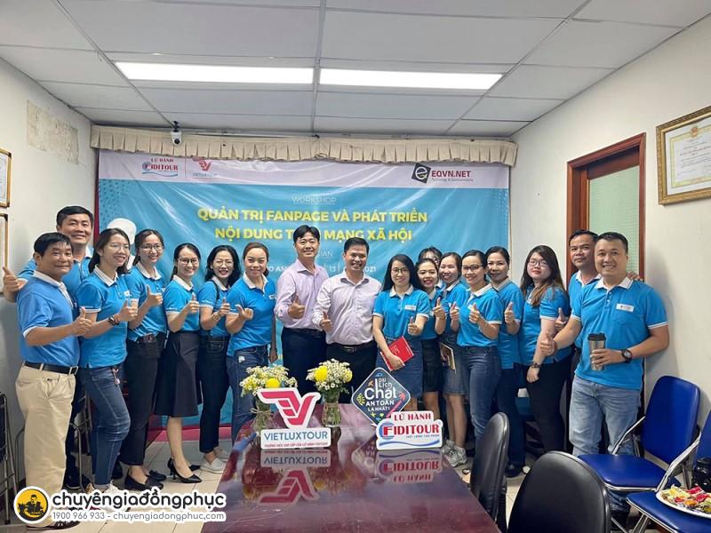 Size áo thun đồng phục vừa vặn sẽ đảm bảo sự thoải mái