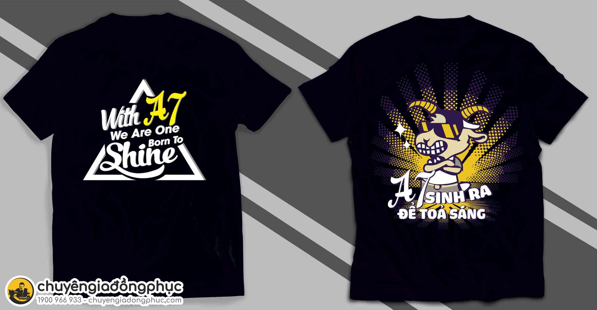 Các mẫu áo thun đồng phục nhóm đẹp, sáng tạo