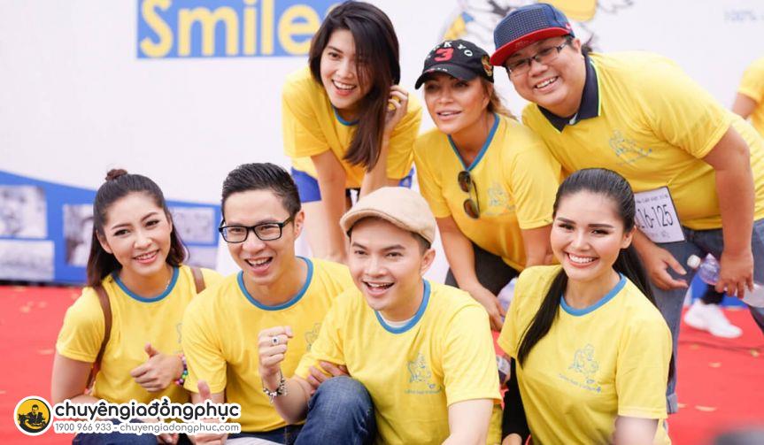 Chất liệu may áo thun đồng phục quảng cáo