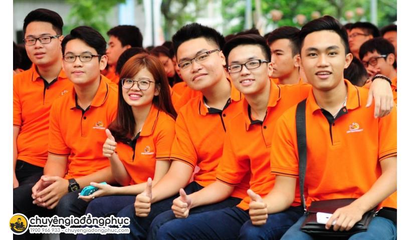 Đồng phục áo thun sự kiện màu cam