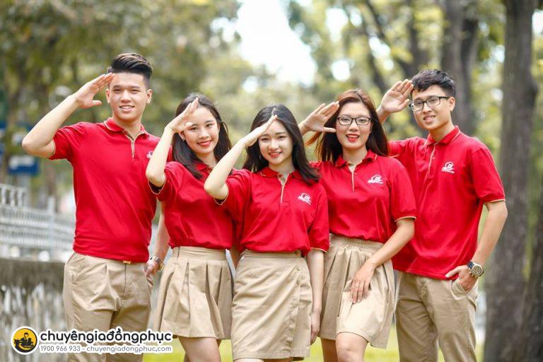 Áo thun học sinh thể hiện tính đặc trưng, màu sắc riêng của trường