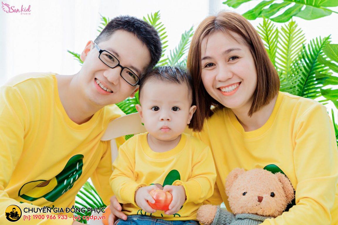 Áo thun đồng phục gia đình