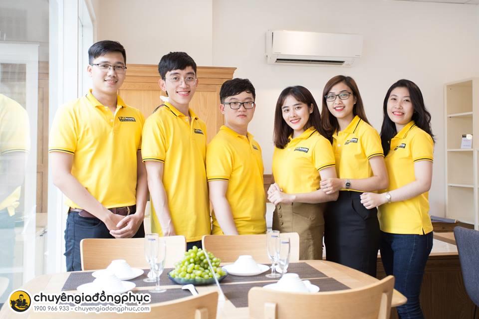 Chất liệu may áo thun đồng phục văn phòng