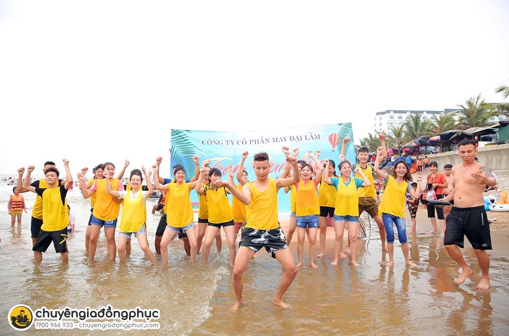 Chất liệu may đồng phục áo thun team building