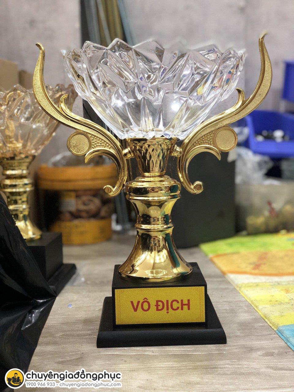Mẫu cúp pha lê chuẩn từng chi tiết