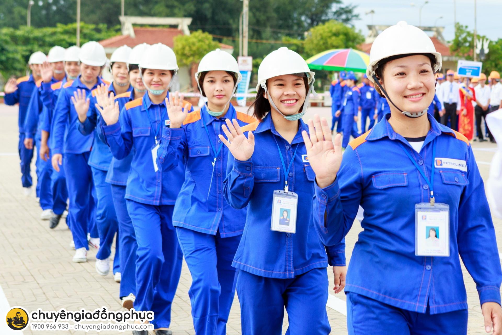 Mẫu bộ đồng phục bhld công nhân xăng dầu