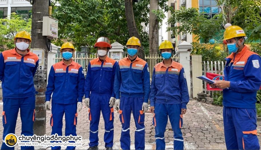 Mẫu đồng phục công nhân thông dụng, giá rẻ