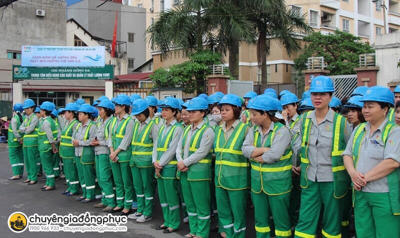 Đồng phục công nhân vệ sinh đường phố