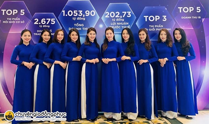 Mẫu áo dài đồng phục PG