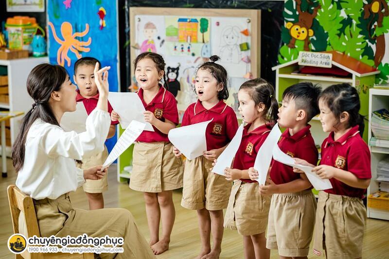 Mẫu đồng phục mầm non cuốn hút