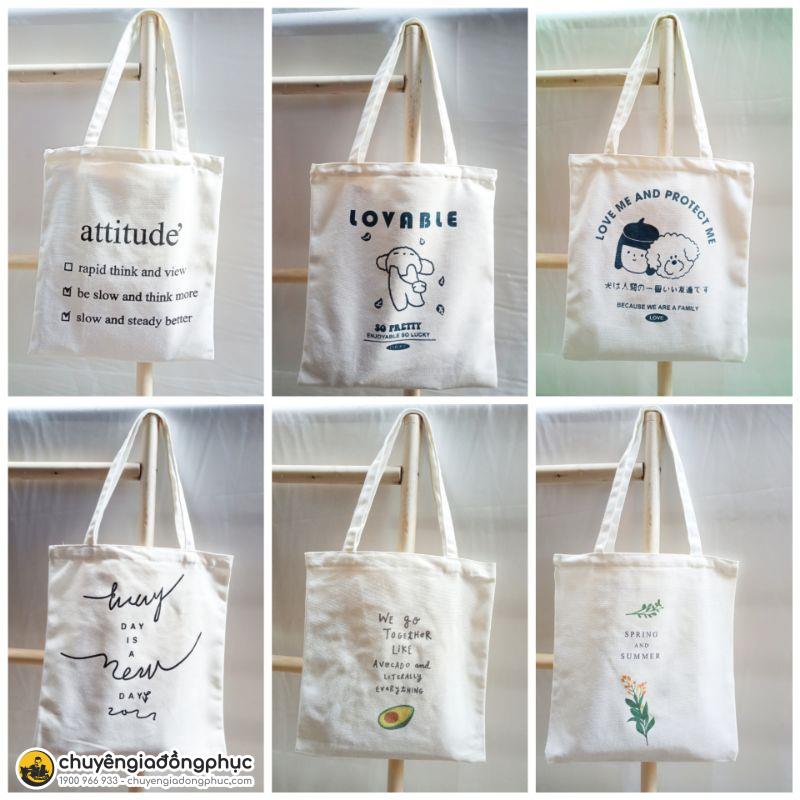 Xưởng may túi vải quà tặng đảm bảo đúng tiêu chuẩn, không có sản phẩm lỗi